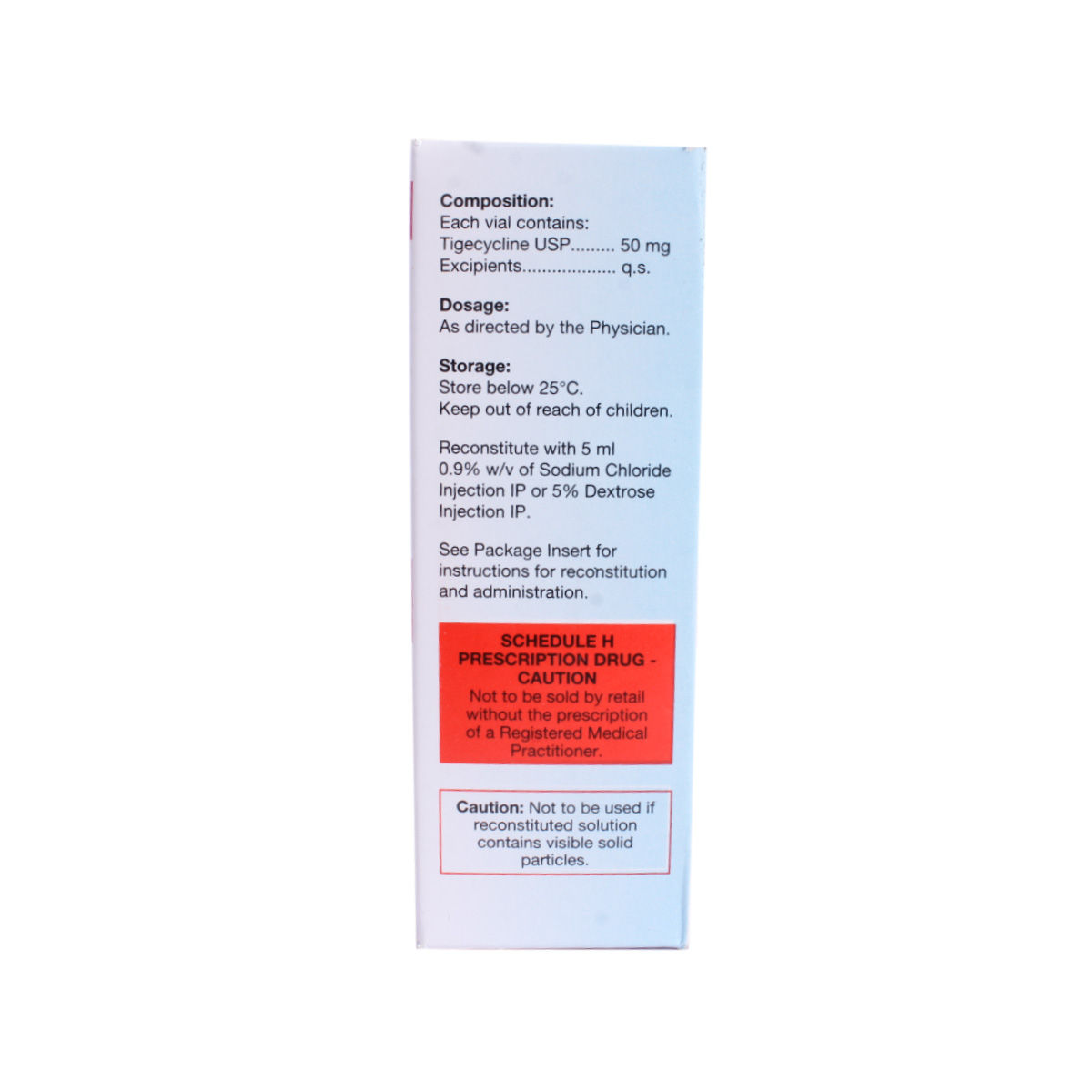 TYGARAY 50MG INJECTION, Pack of 1 INJECTION