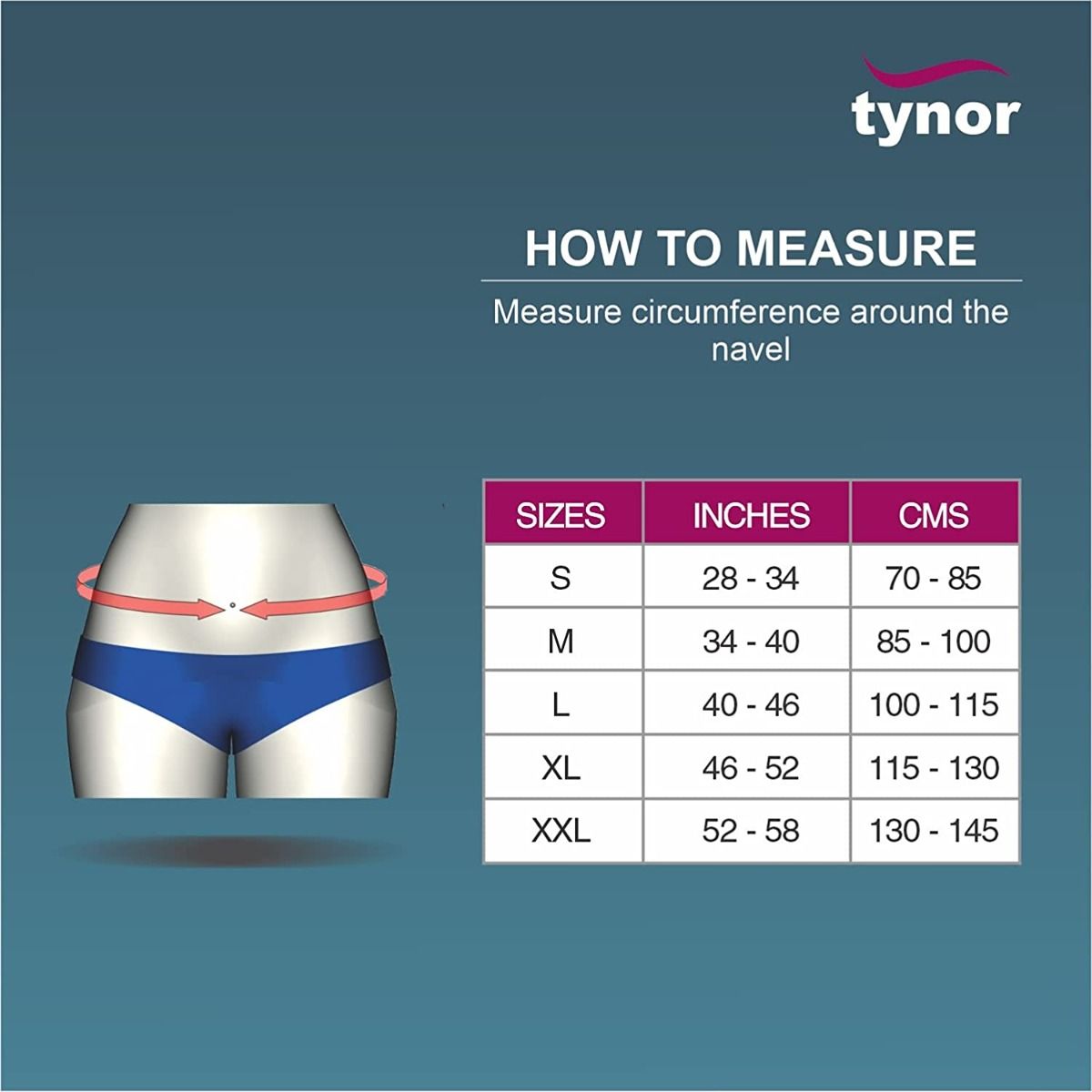 Tynor Abdominal Support XXL, 1 Count, Pack of 1 
