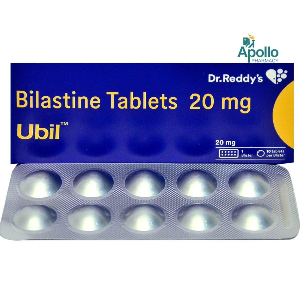 Ubil Tablet 10's Price, Uses, Side Effects, Composition - Apollo Pharmacy