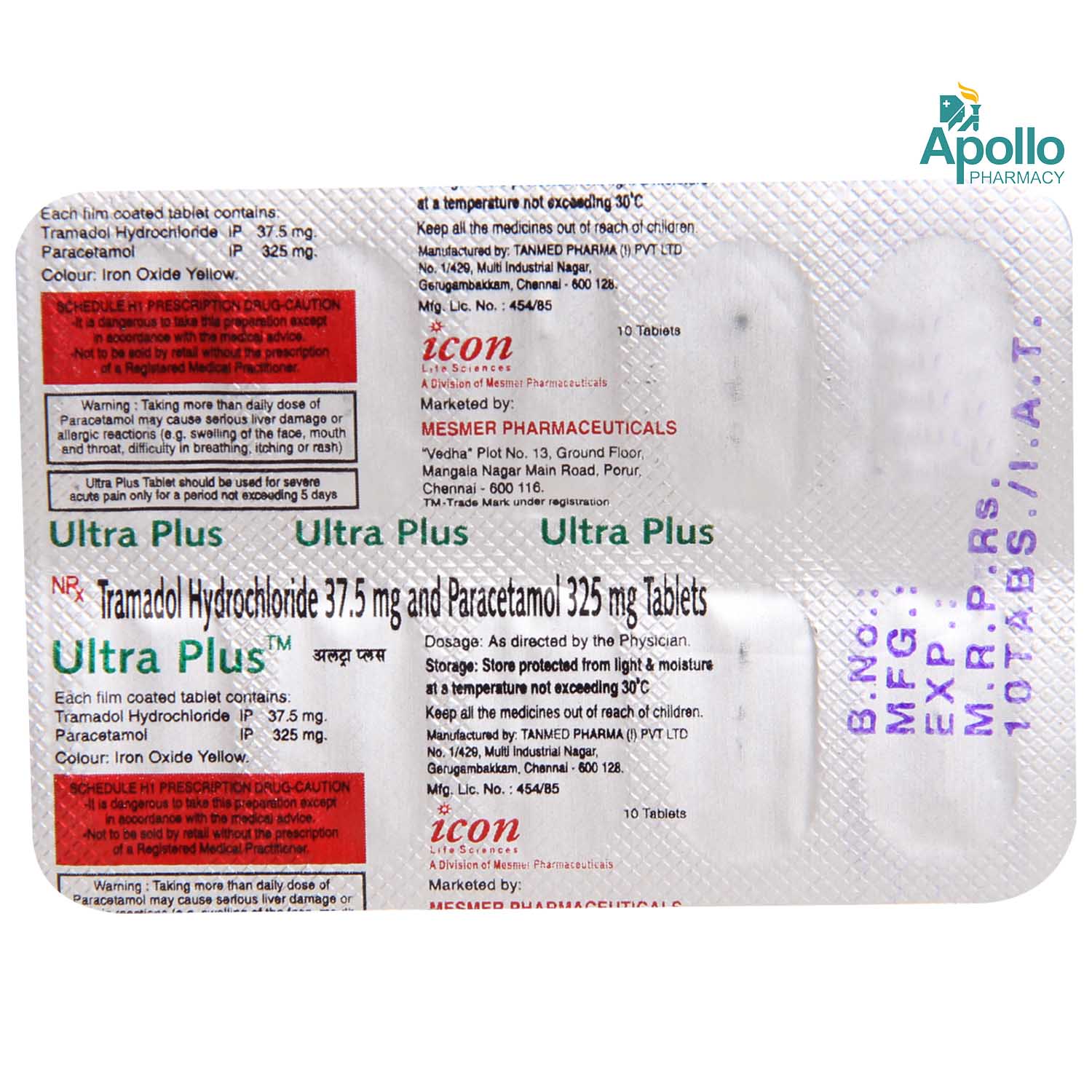 Ultra Plus Tablet Price Uses Side Effects Composition Apollo Pharmacy