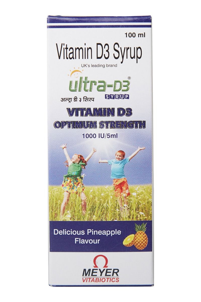 Ultra D3 Syrup 100 ml Price, Uses, Side Effects, Composition Apollo