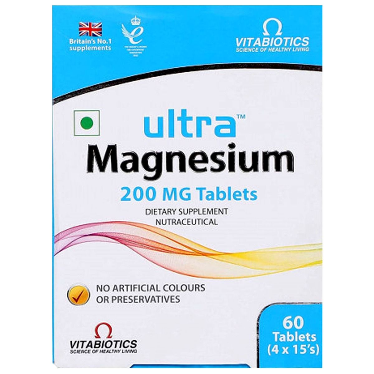 Buy Ultra Magnesium 200 mg Tablet 15's Online