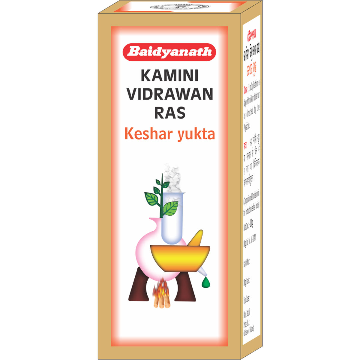 Baidyanath Kamini Vidrawan Ras Keshar Yukta, 10 gm Tablets Price, Uses ...