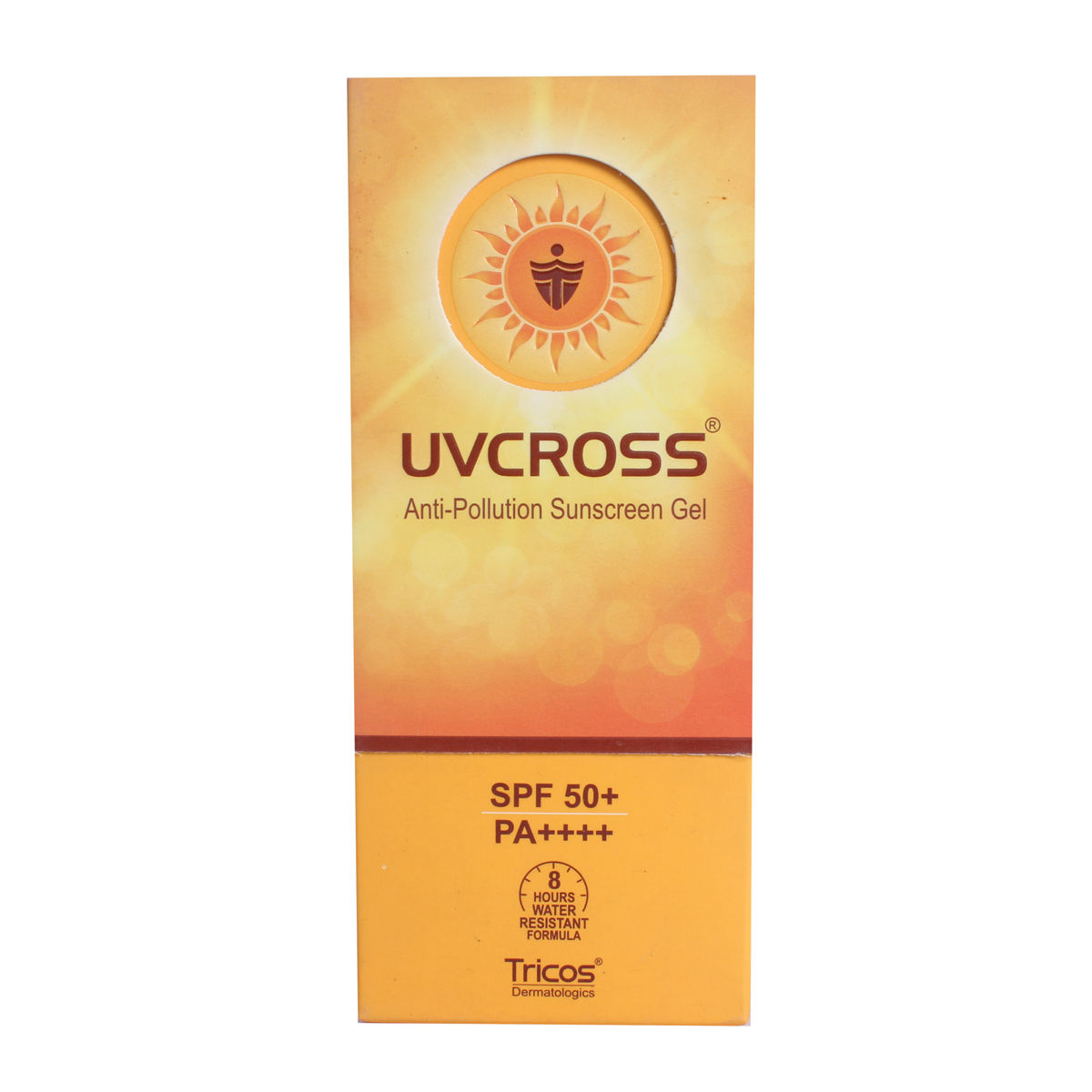 Buy Uvcross SPF 50+ Anti-Pollution Sunscreen Gel 50 gm Online