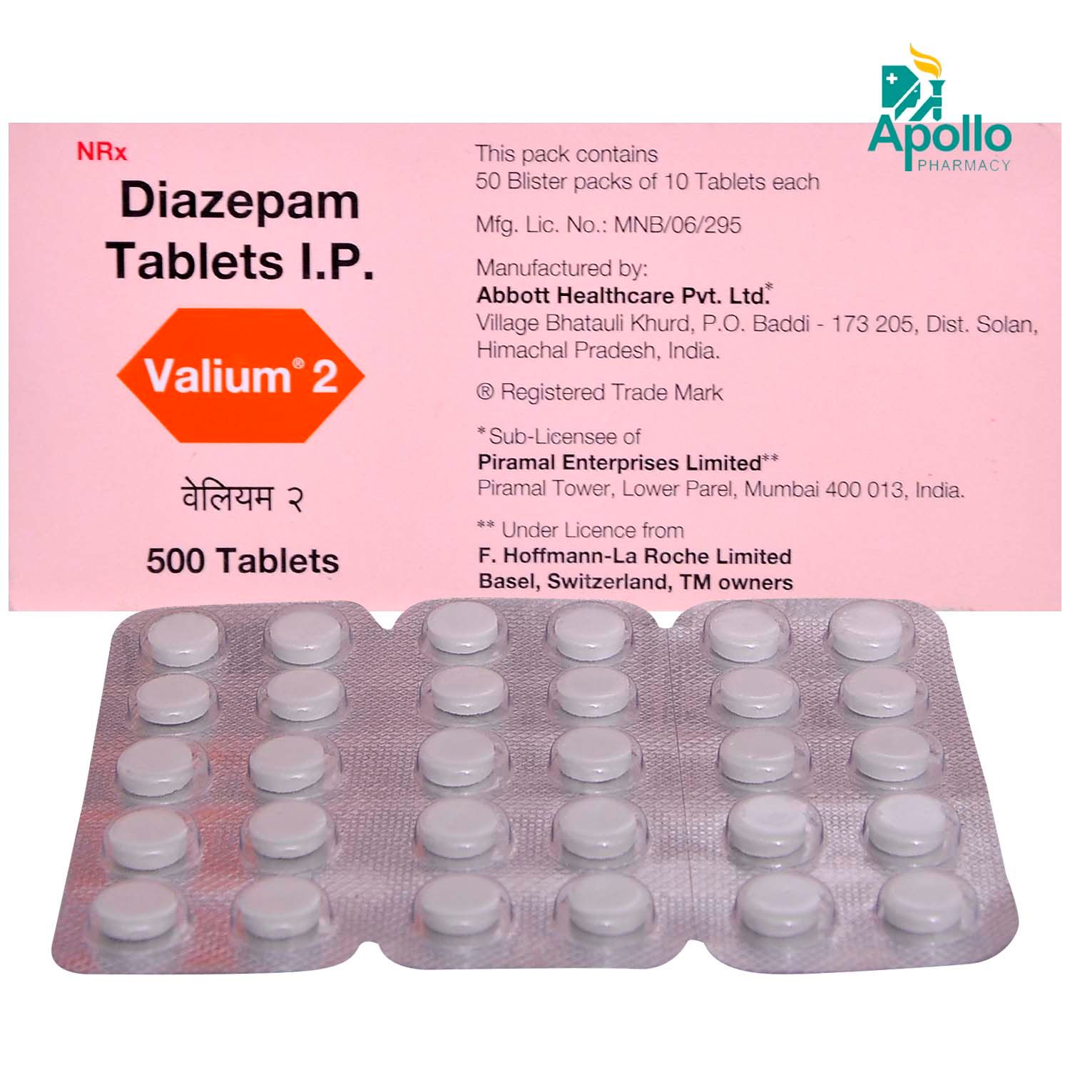 Valium 2 Tablet 10's Price, Uses, Side Effects, Composition - Apollo ...