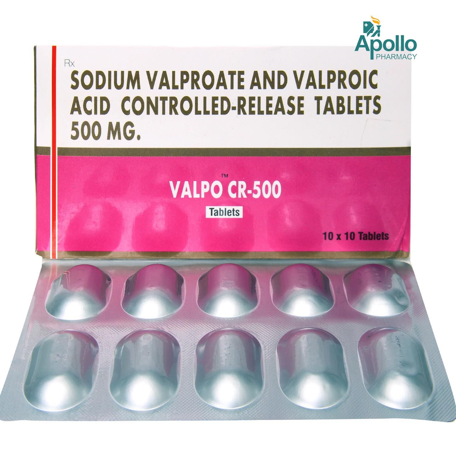 VALPO CR 500MG TABLET Price, Uses, Side Effects, Composition Apollo