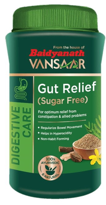 Buy Baidyanath Vansaar Gut Relief Sugar Free Powder, 100 gm Online