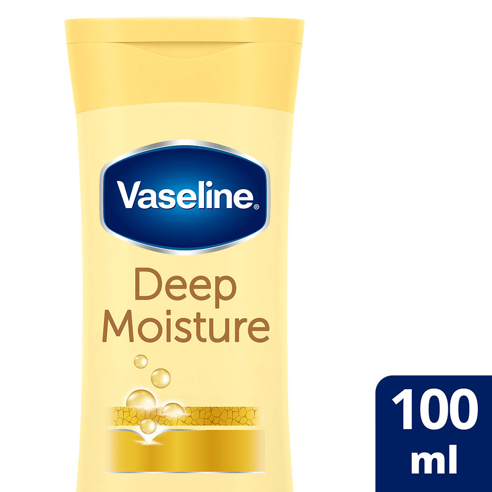 Vaseline Deep Moisture Body Lotion, 100 ml, Pack of 1 