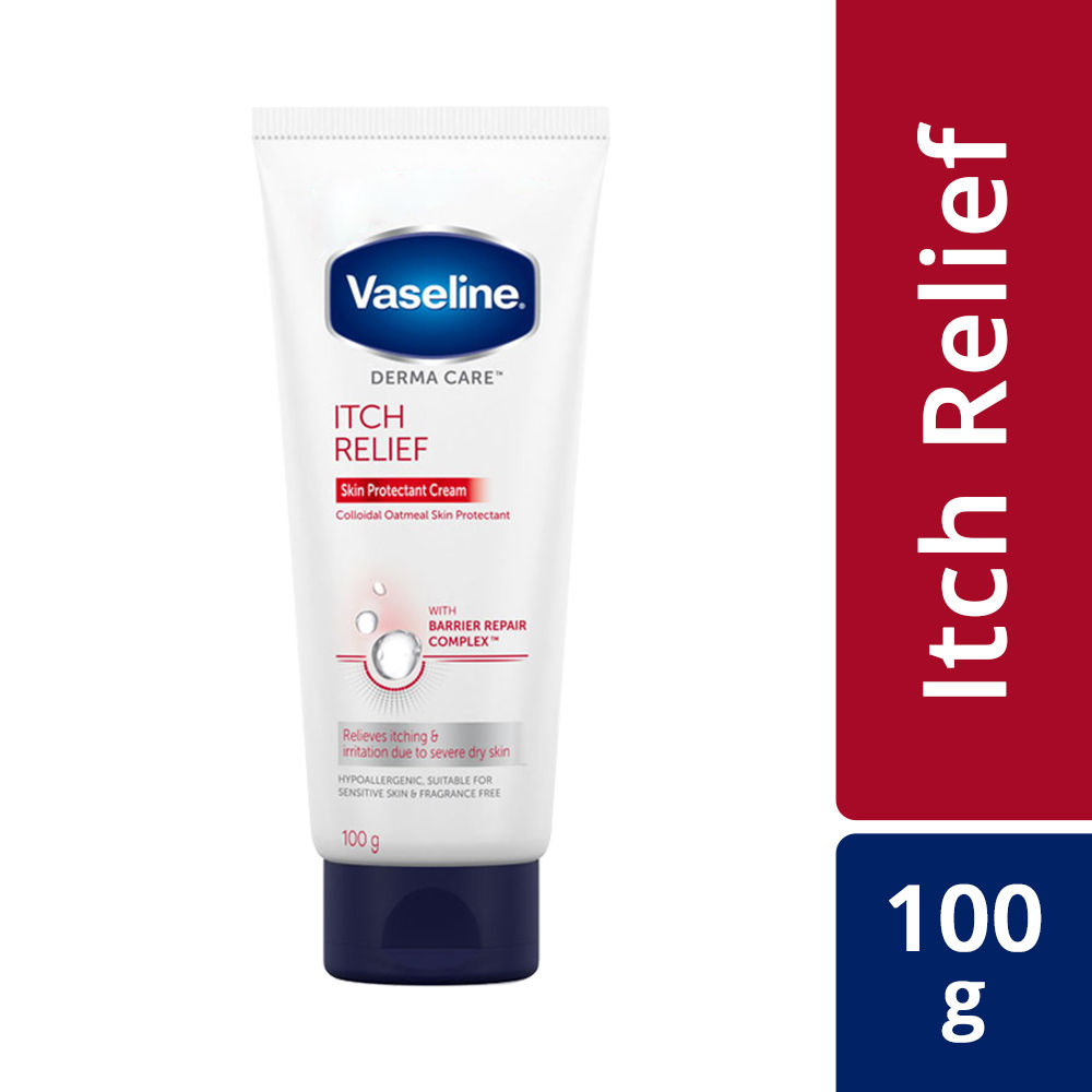 Buy Vaseline Itch Relief Skin Protectant Cream, 100 gm Online