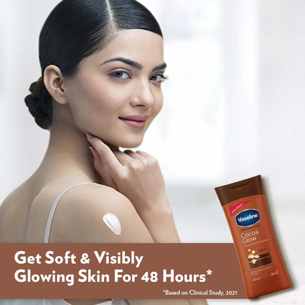 Vaseline Intensive Care Cocoa Glow Body Lotion, 200 ml Price, Uses