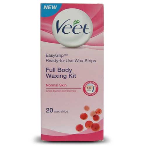 Buy Veet Full Body Waxing Kit Normal Skin 20 strips Online