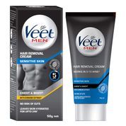 Buy Veet Men Hair Removal Cream For Sensitive Skin, 50 gm Online