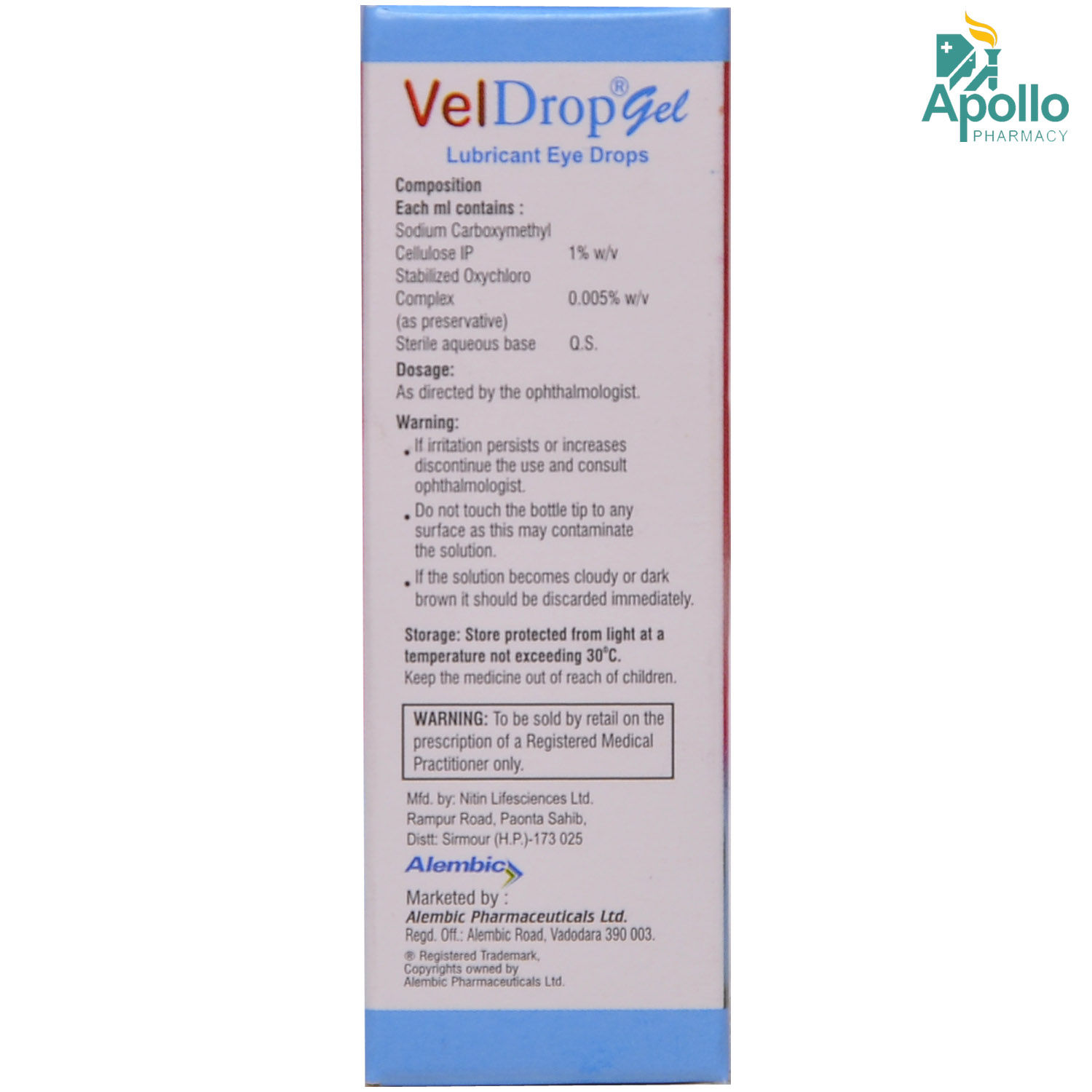 VELDROP GEL DROPS 10ML Price, Uses, Side Effects, Composition - Apollo ...