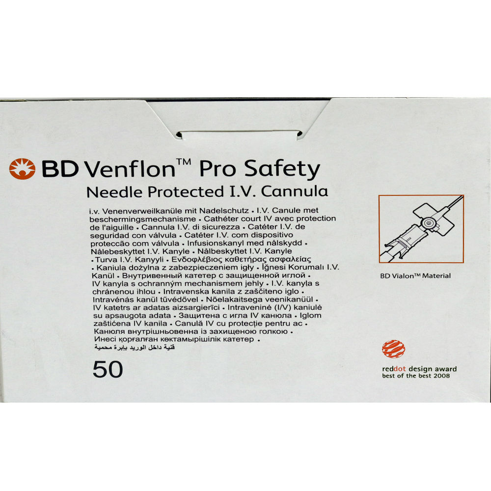 Venflon Pro Safety 18G, Pack of 1 