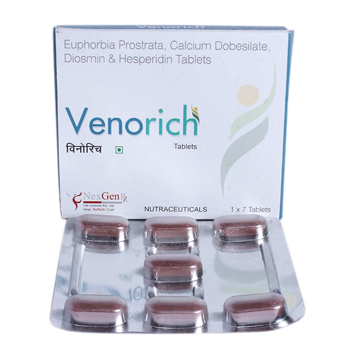 Venorich Tablet 7's Price, Uses, Side Effects, Composition - Apollo