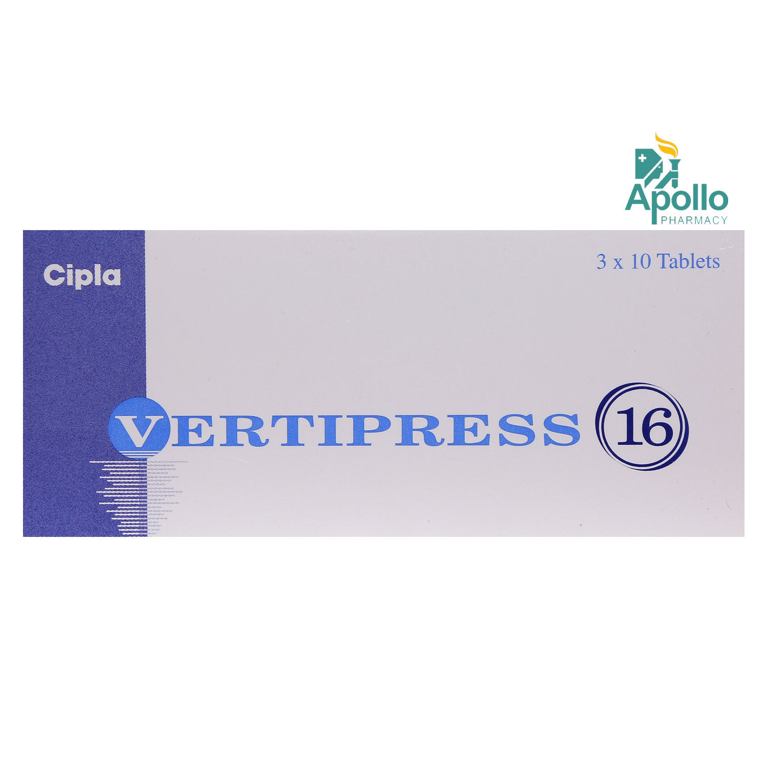 VERTIPRESS 16MG TABLET Price, Uses, Side Effects, Composition - Apollo 24|7