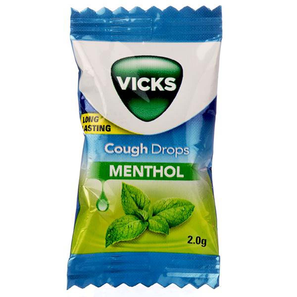 Vicks Cough Drops Menthol Lozenges, 25 count, Pack of 25 S