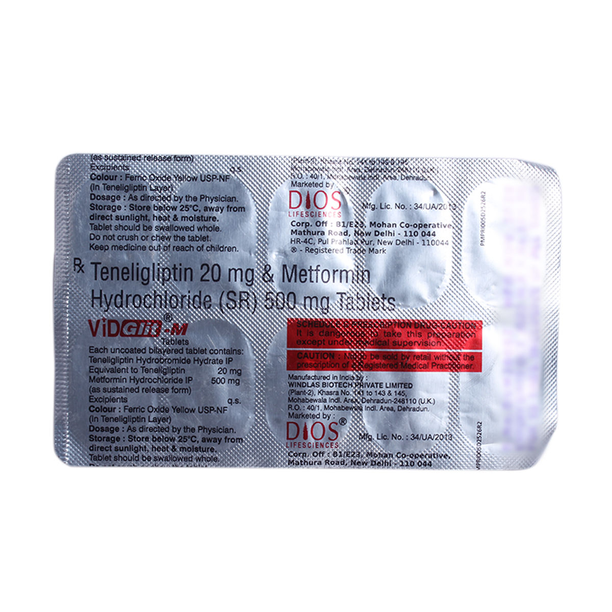 Vidglit M Tablet 10 S Price Uses Side Effects Composition Apollo Pharmacy