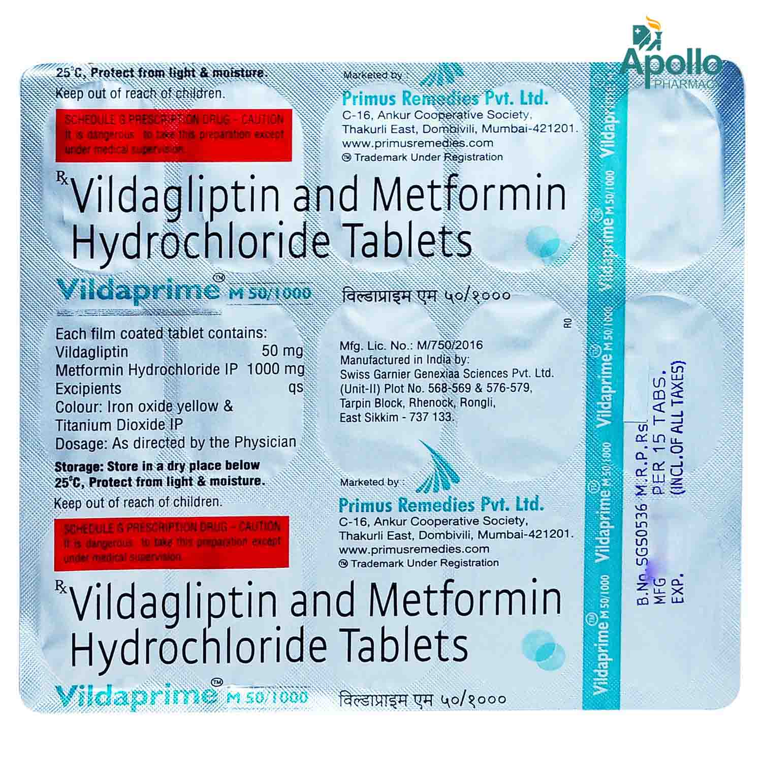 Vildaprime M 50 1000 Tablet 15 S Price Uses Side Effects Composition Apollo Pharmacy Vildaprime M 50 1000 Tablet 15 S Price Uses Side Effects Composition Apollo Pharmacy