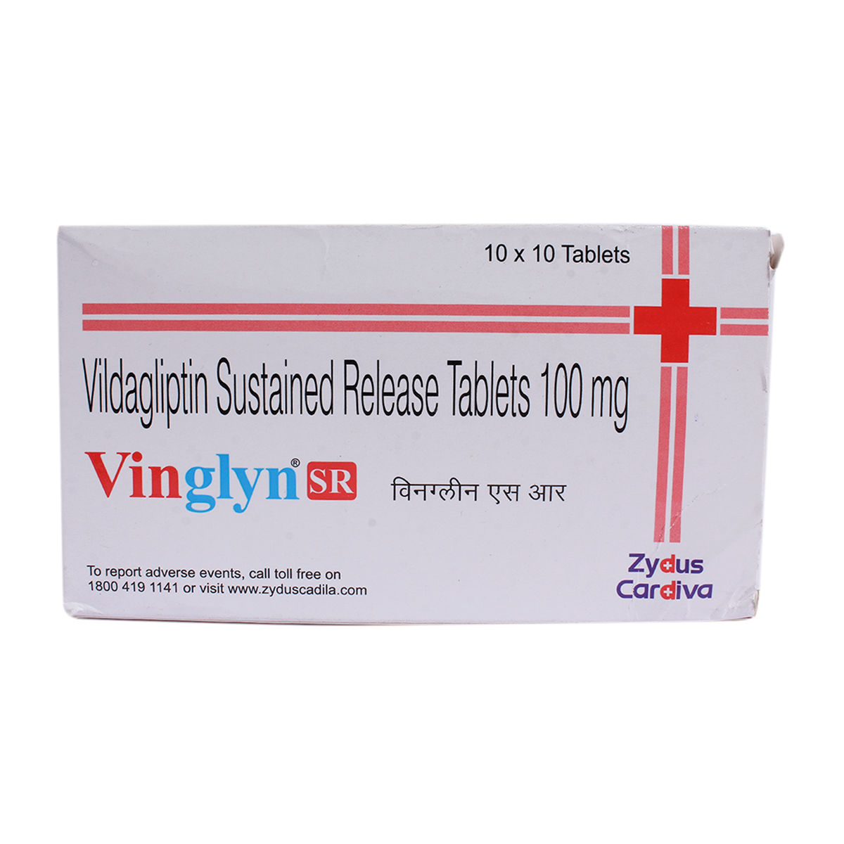 Vinglyn SR 100 Tablet 10's, Pack of 10 TABLETS
