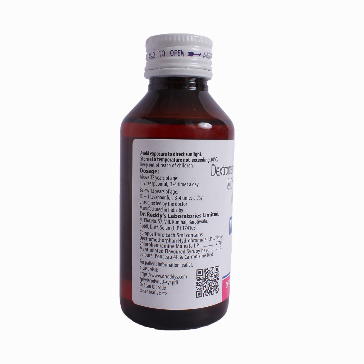 Viscodyne D Syrup 100 ml Price, Uses, Side Effects, Composition