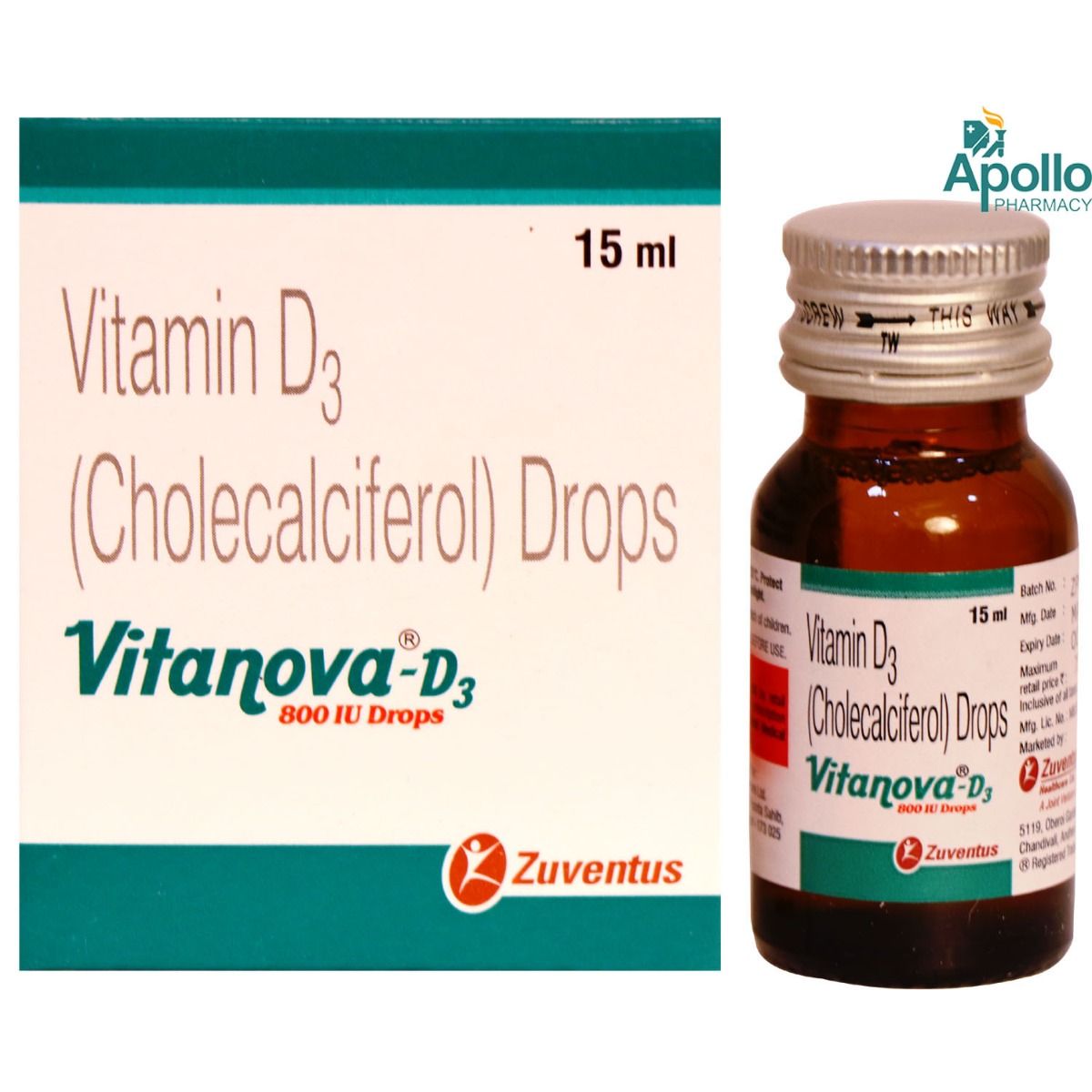 Vitanova Drops 15 ml, Pack of 1 ORAL DROPS