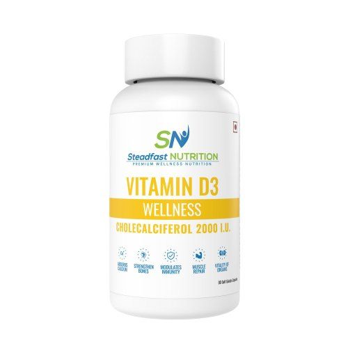 Steadfast Nutrition Vitamin D3 Wellness, 90 Capsules, Pack of 1 