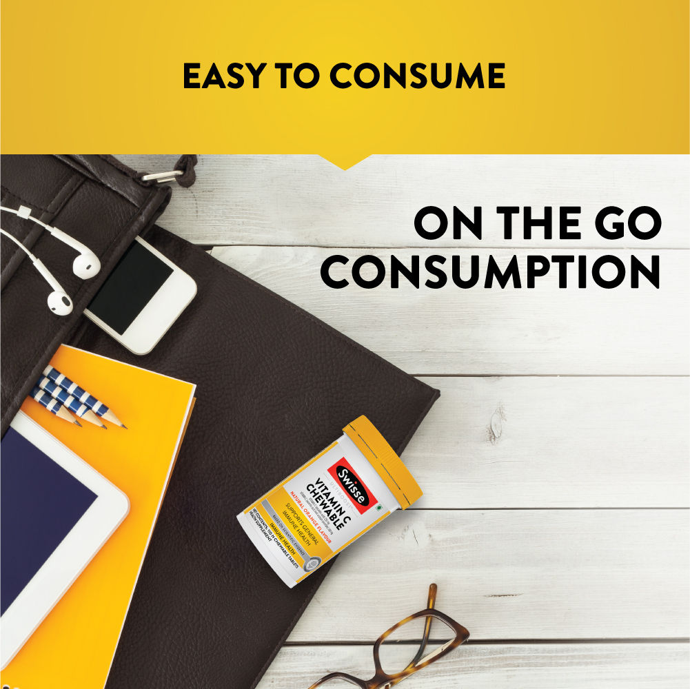 Swisse Ultiboost Vitamin C Chewable Orange Flavour, 110 Tablets Price