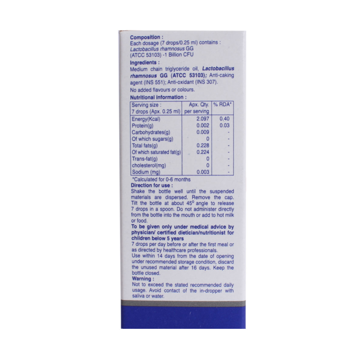 Vizylac Gg 1 B.Cfu Drops 3.5Ml Price, Uses, Side Effects, Composition ...