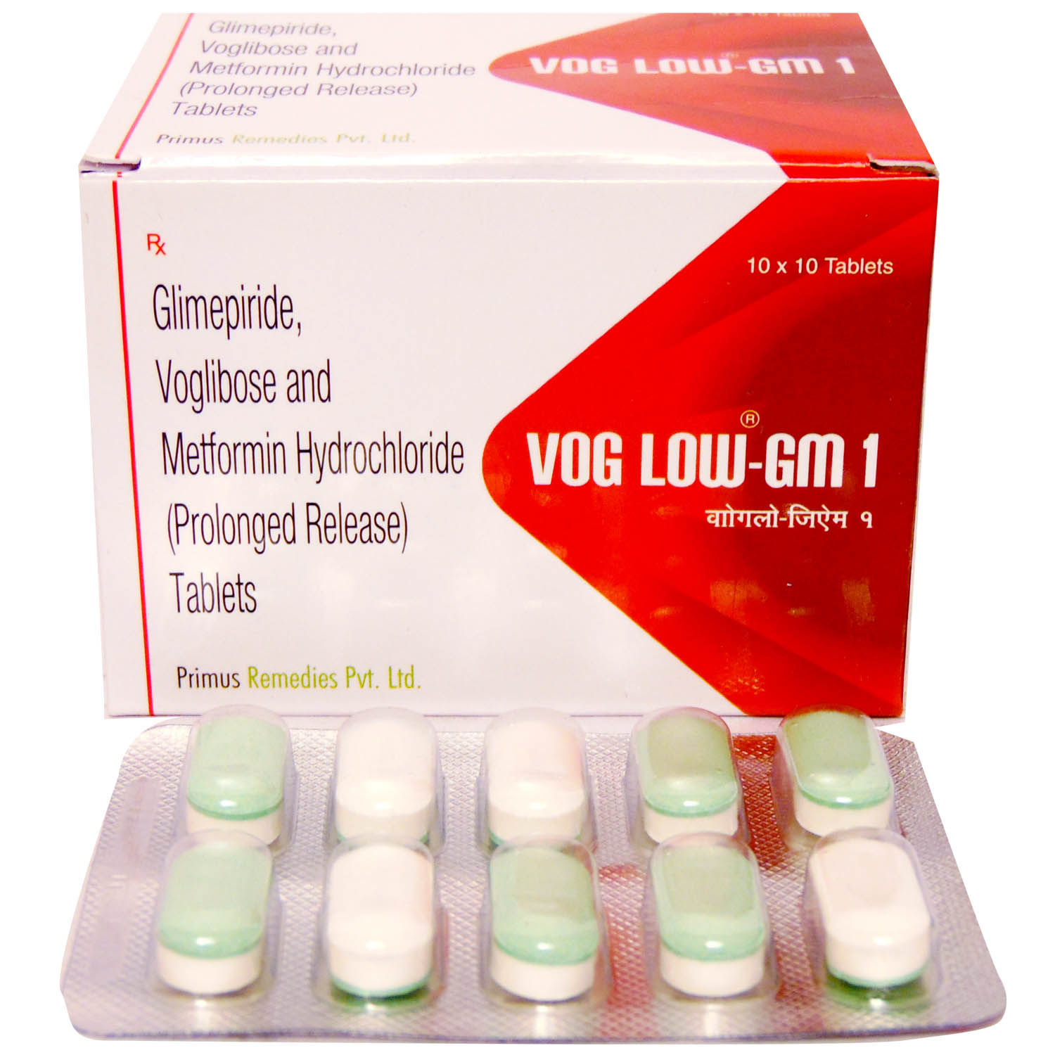 Voglow GM 1mg/500mg/0.2mg Tablet 10s