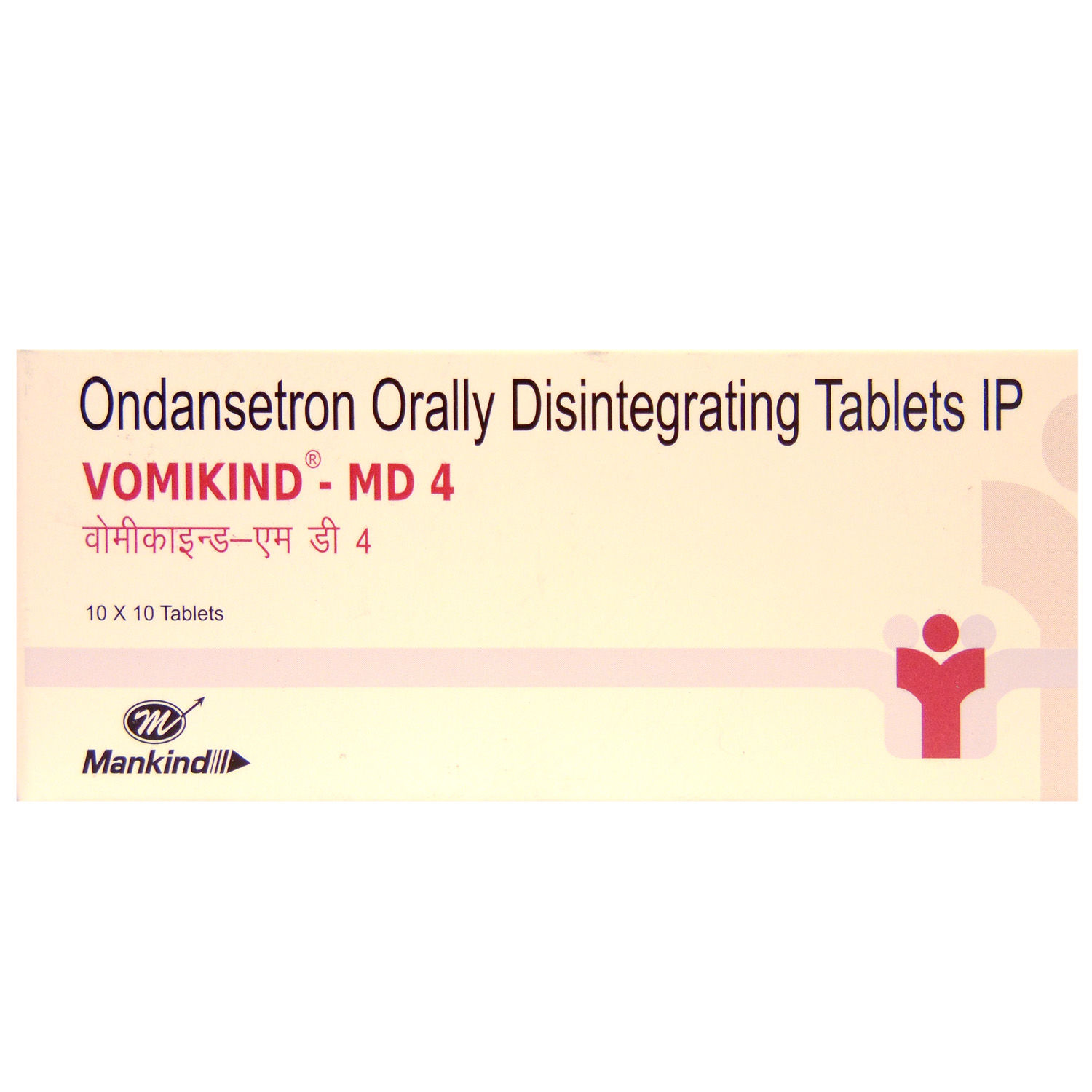 Vomikind MD 4 Tablet 10's, Pack of 10 TABLETS