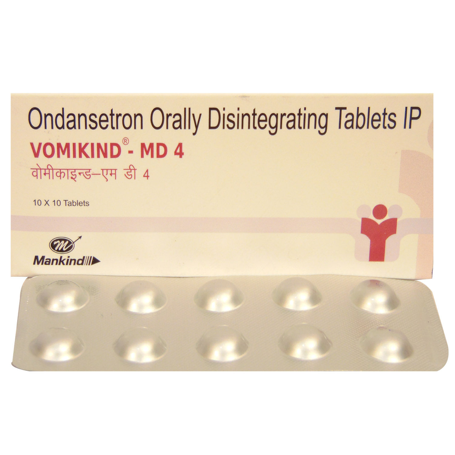 Vomikind MD 4 Tablet 10's, Pack of 10 TABLETS