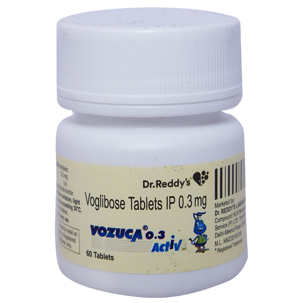 Vozuca Activ 0.3 Tablet 60's, Pack of 1 TABLET DT