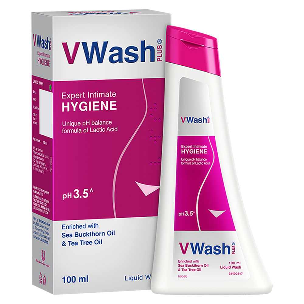 VWash Plus Expert Intimate Hygiene Wash, 100 ml, Pack of 1 