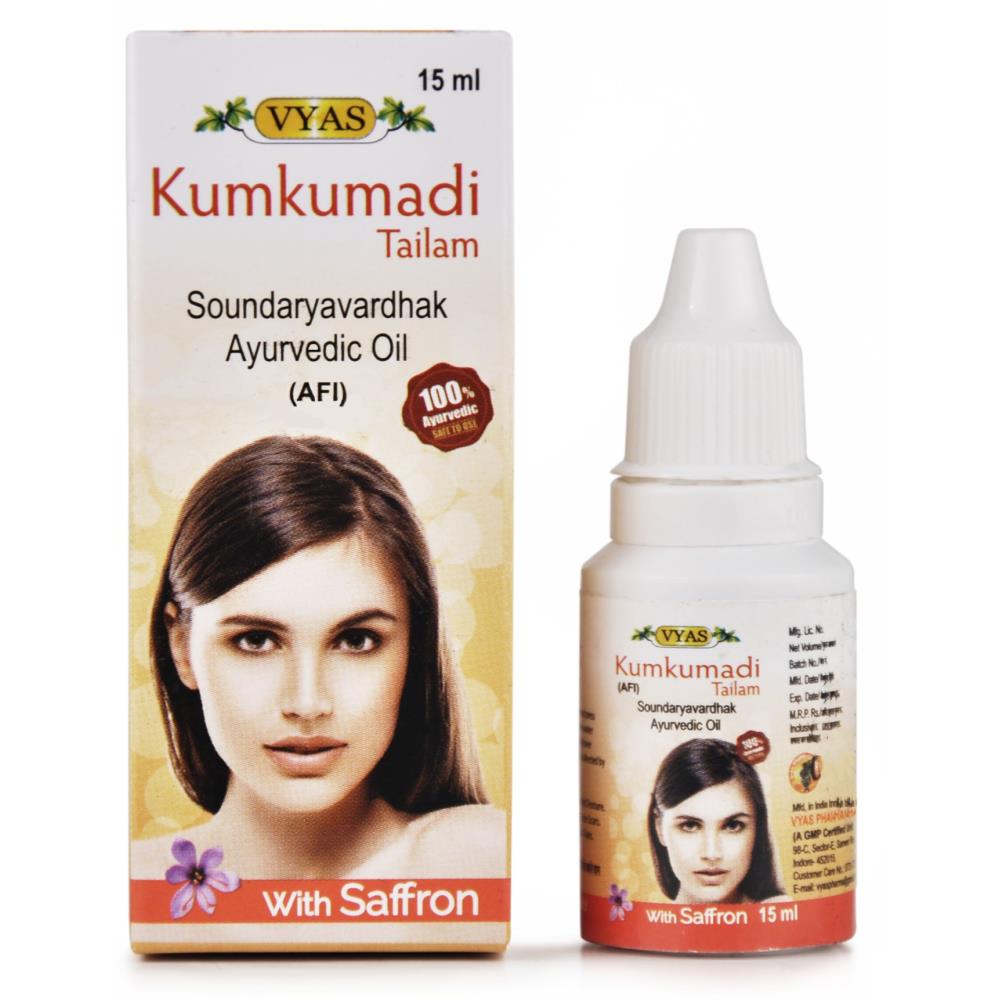 Buy Vyas Kumkumadi Tailam With Saffron, 15 ml Online