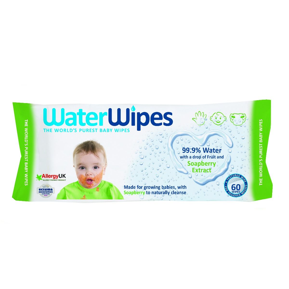 Buy WaterWipes Soapberry Extract Baby Wipes, 60 Count Online