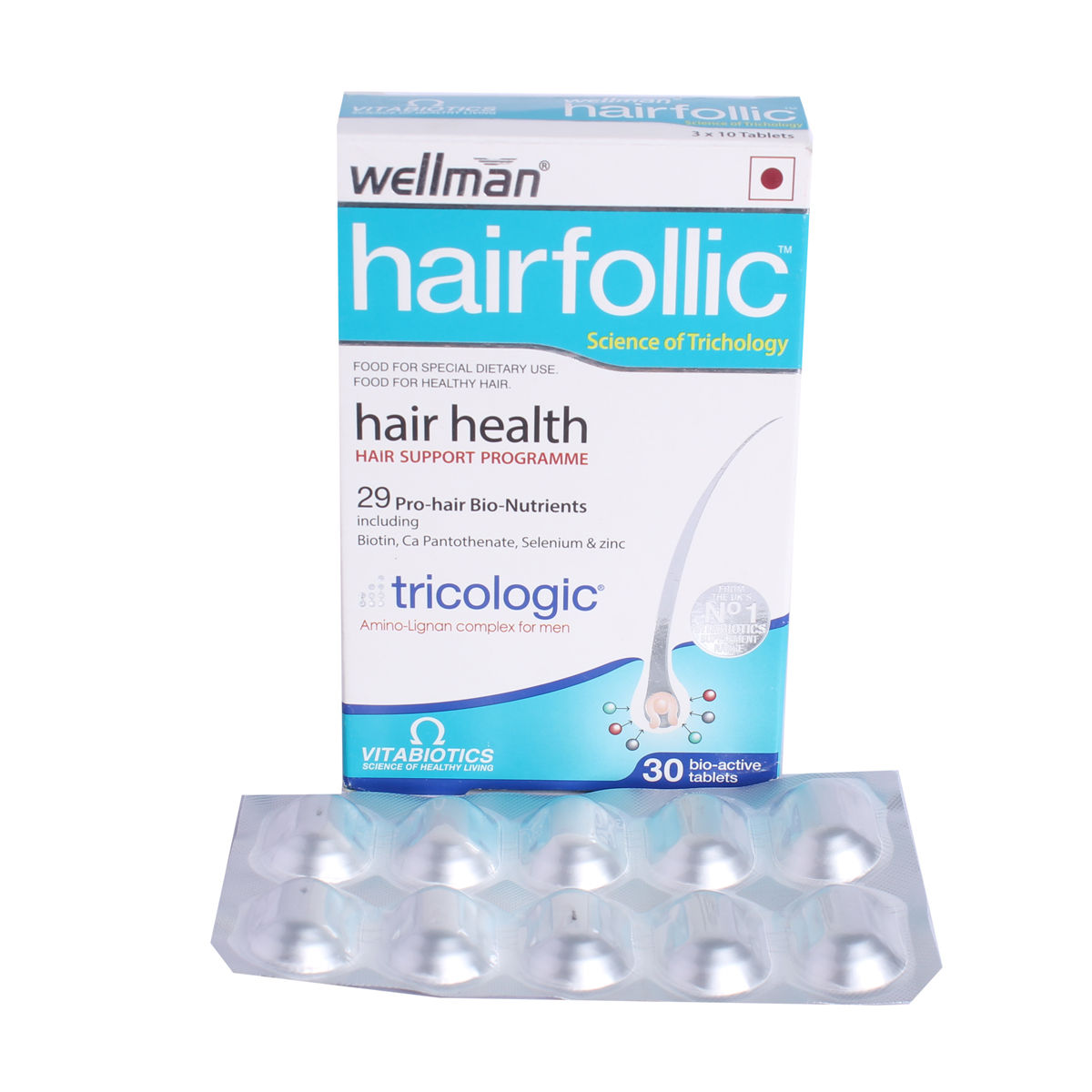 Wellman Hairfollic Tablet 10's Price, Uses, Side Effects, Composition -  Apollo Pharmacy