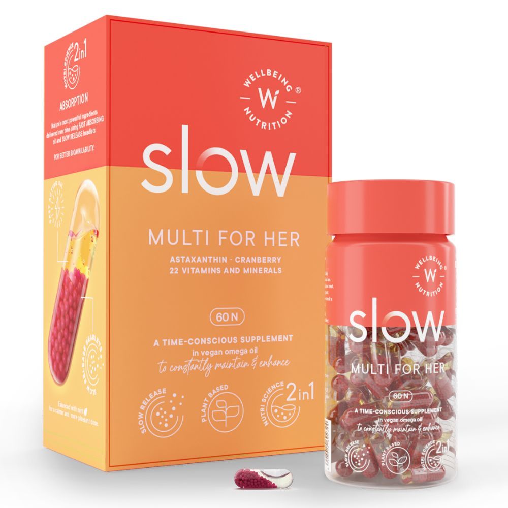 Buy Wellbeing Nutrition Slow Multi for Her, 60 Capsules Online