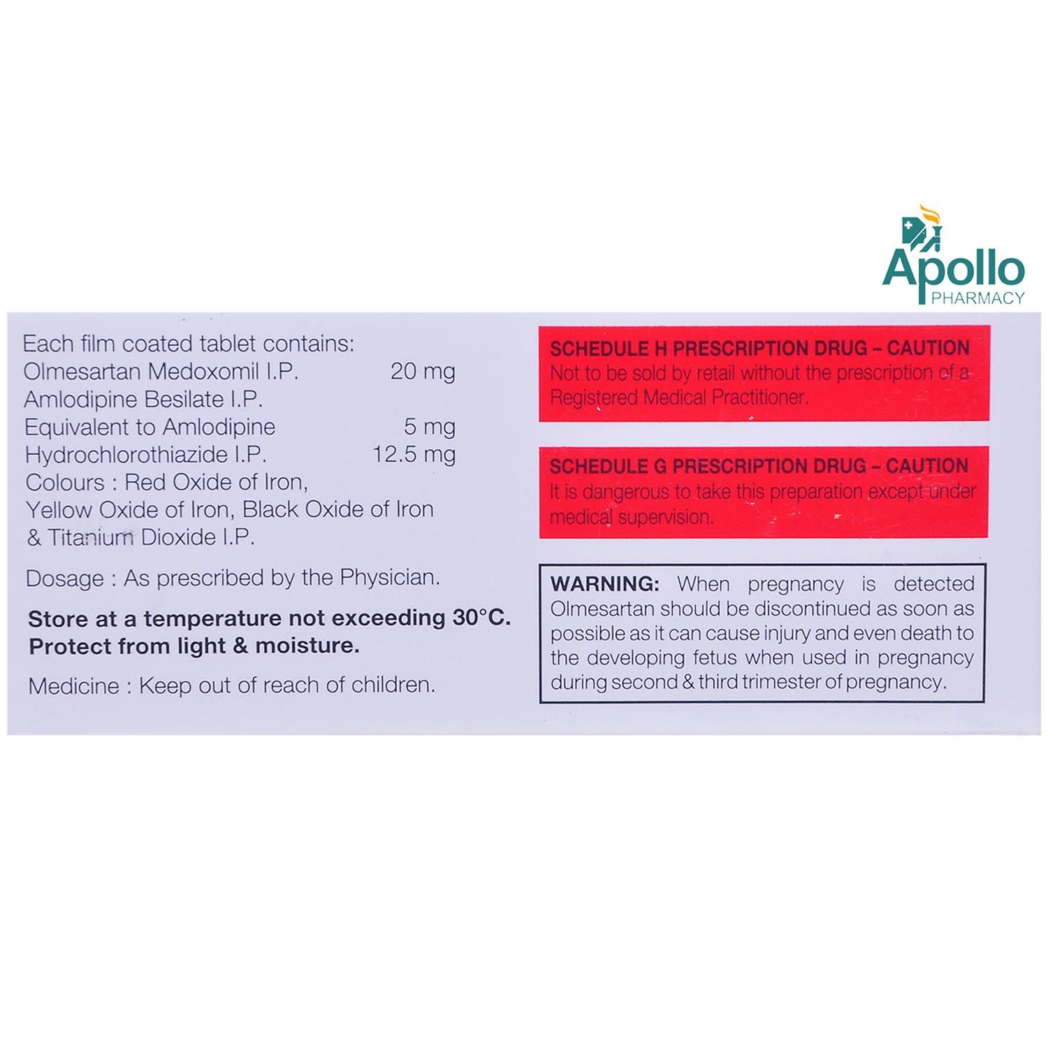 WINBP TRIO 20MG TABLET, Pack of 10 TABLETS