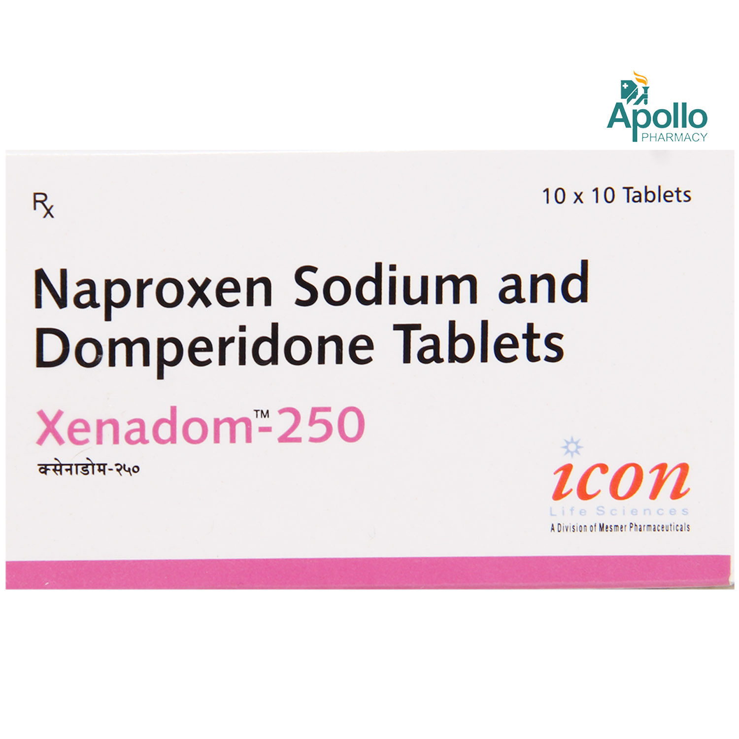 Xenadom-250 Tablet 10's, Pack of 10 TABLETS