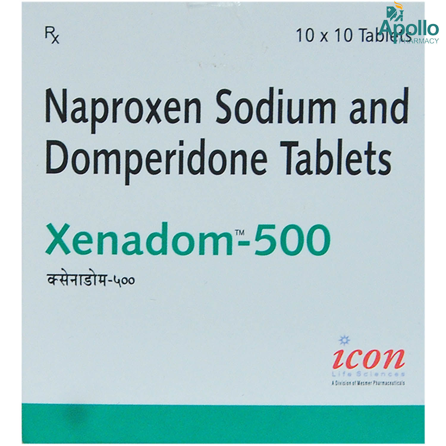 Xenadom 500 Tablet 10's, Pack of 10 TABLETS