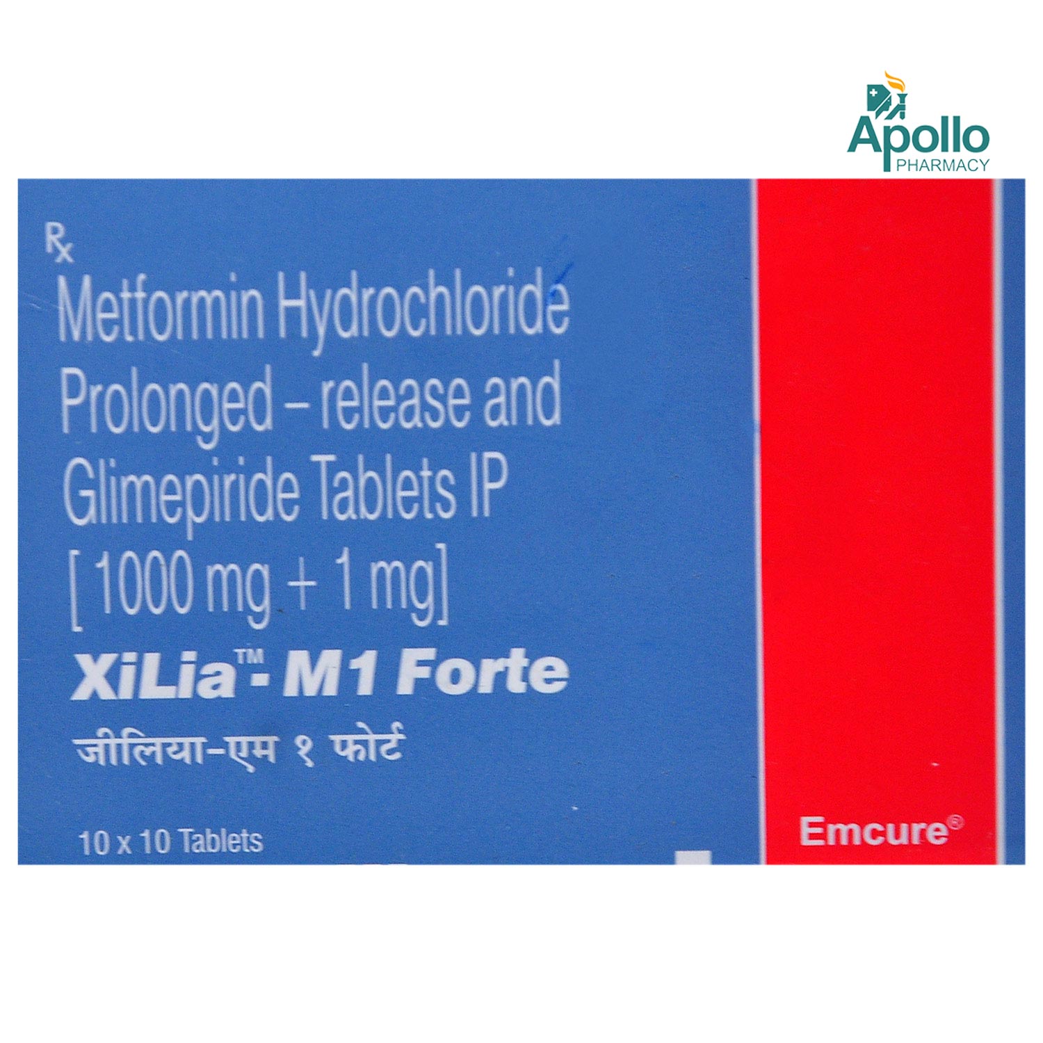 Xilia-M 1 Forte Tablet 10's, Pack of 10 TABLETS