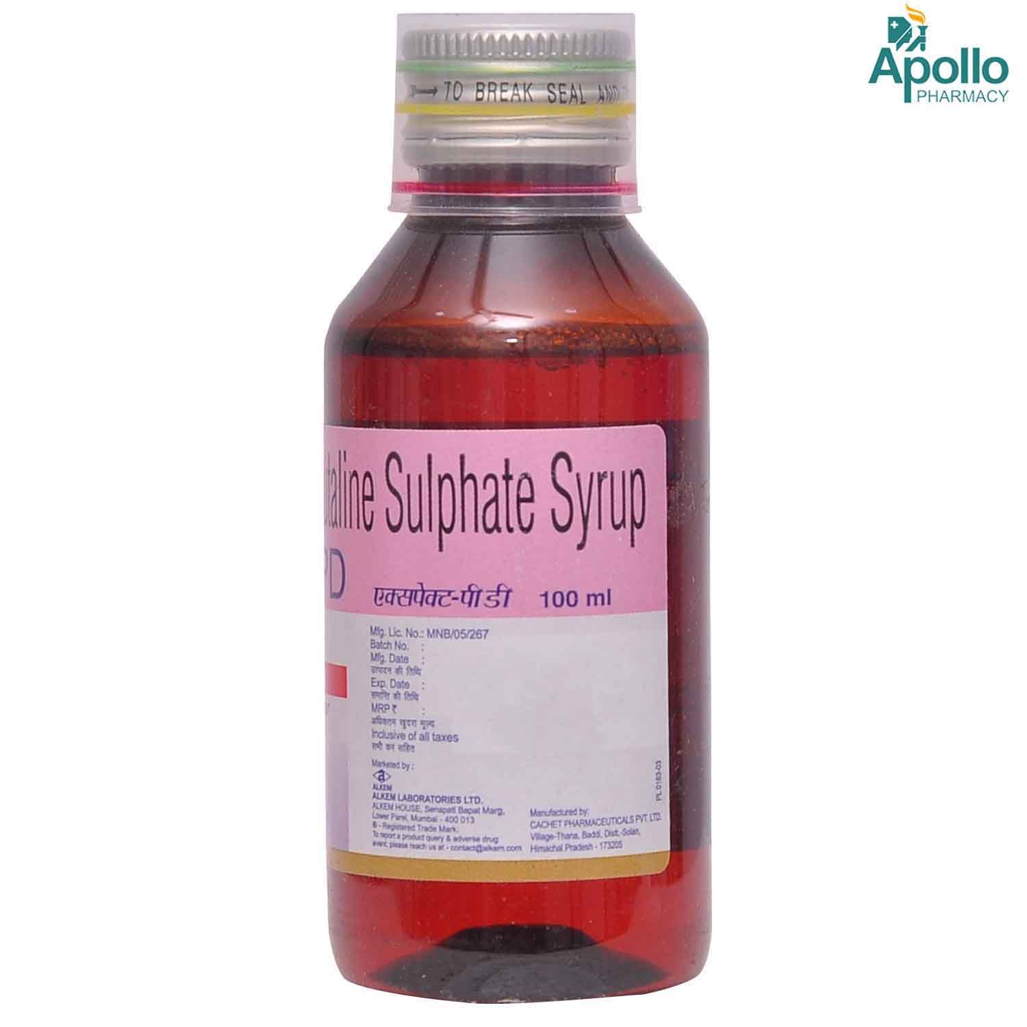 Xpect Pd Syrup 100 ml Price, Uses, Side Effects, Composition Apollo Pharmacy