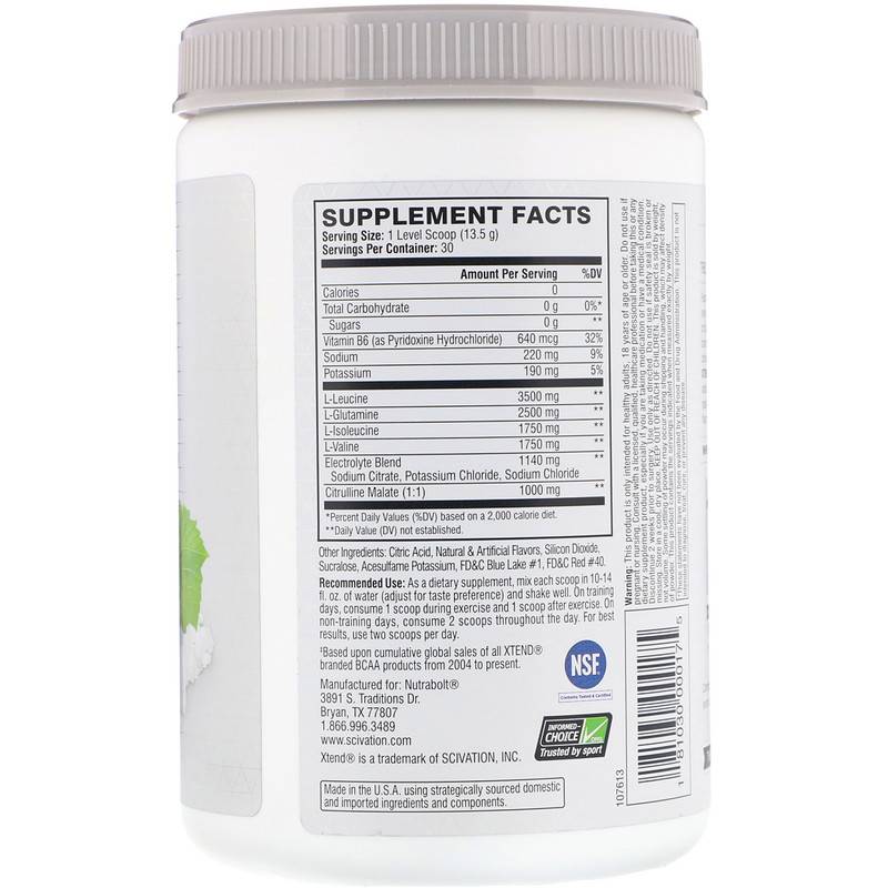 Xtend Original 7G BCAA Smash Apple Flavour Powder, 420 gm Price, Uses