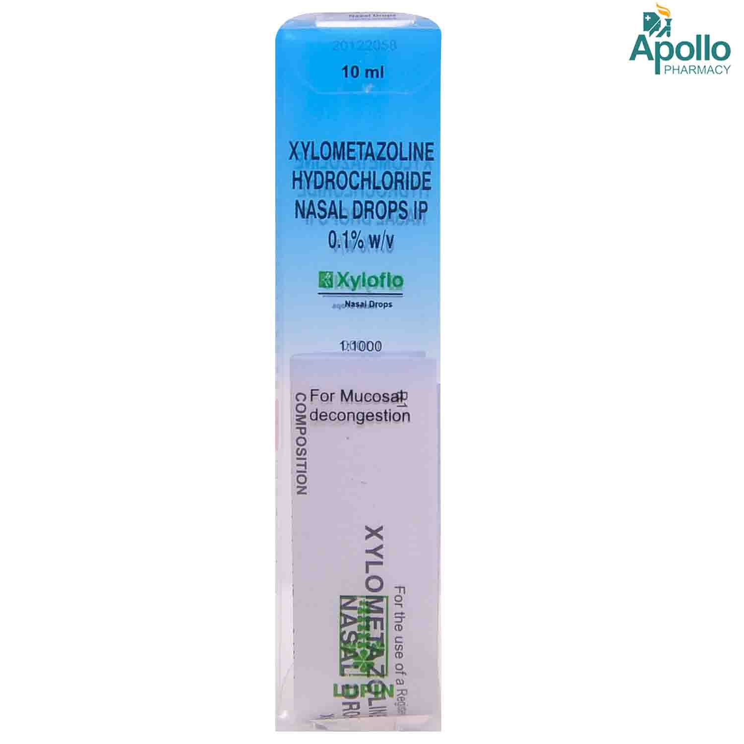 Xyloflo Nasal Drops 10 ml Price, Uses, Side Effects, Composition