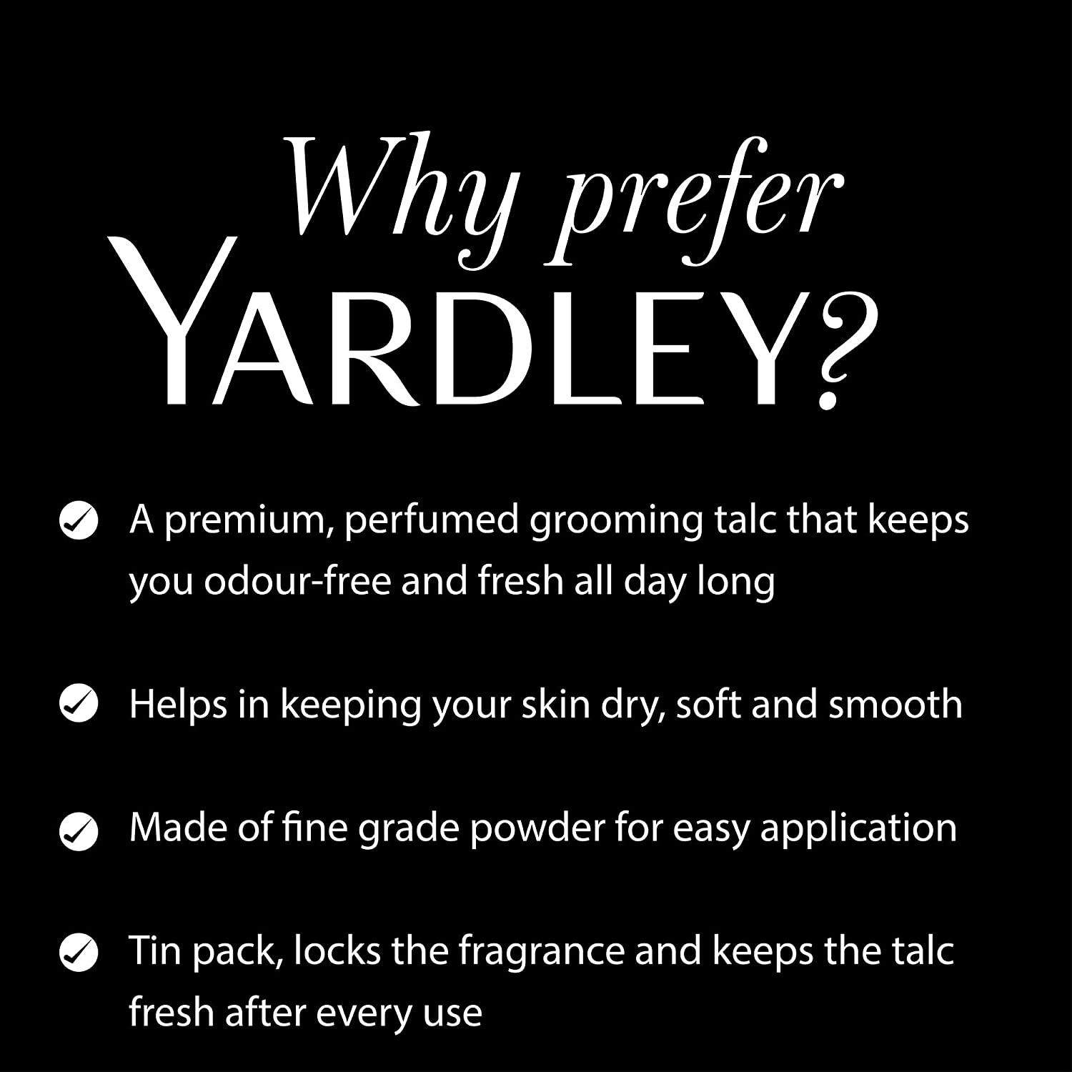 Yardley London Gold Deodorizing Talc Powder, 100 gm, Pack of 1 