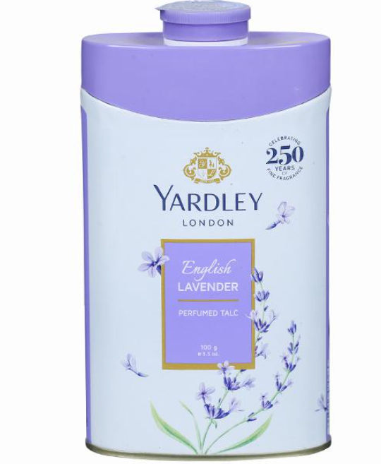 Yardley Lavender Perfumed Talcum Powder, 100 gm, Pack of 1 