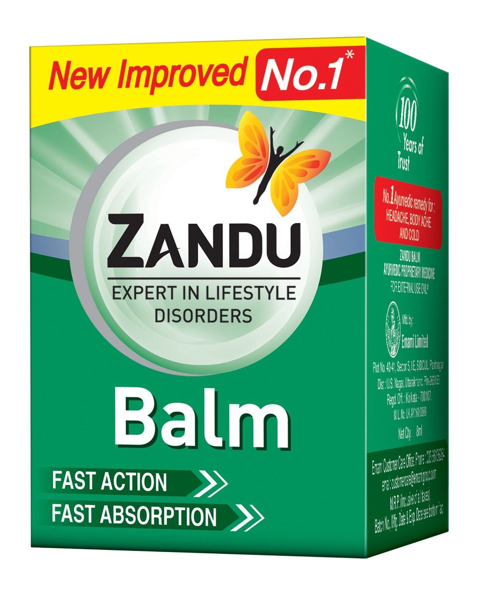 Zandu Balm, 8 ml, Pack of 1 