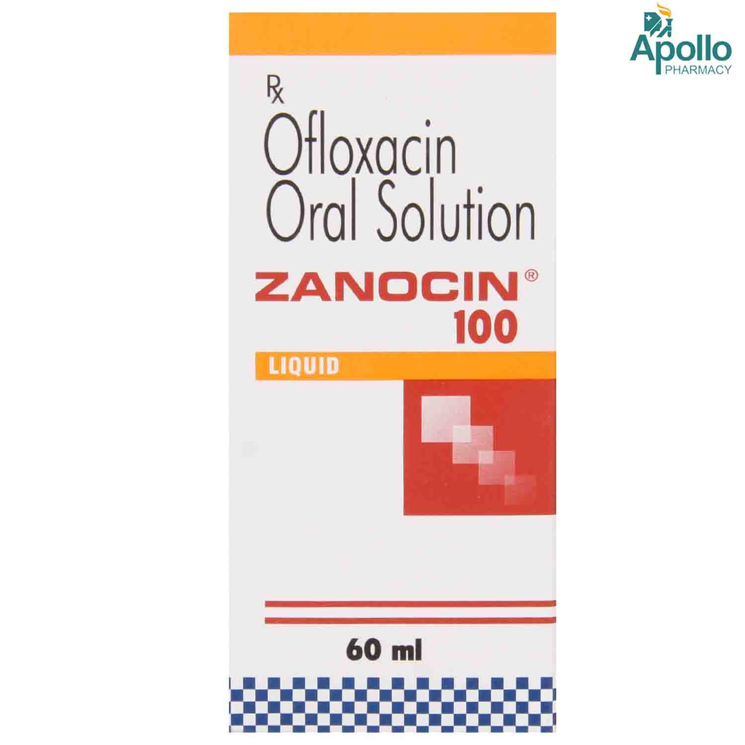 Zanocin 100 Solution 50 ml Price, Uses, Side Effects, Composition