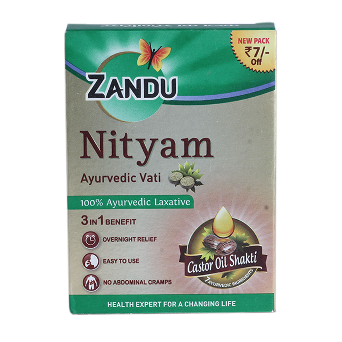 Buy Zandu Nityam Ayurvedic Laxative, 10 Tablets Online